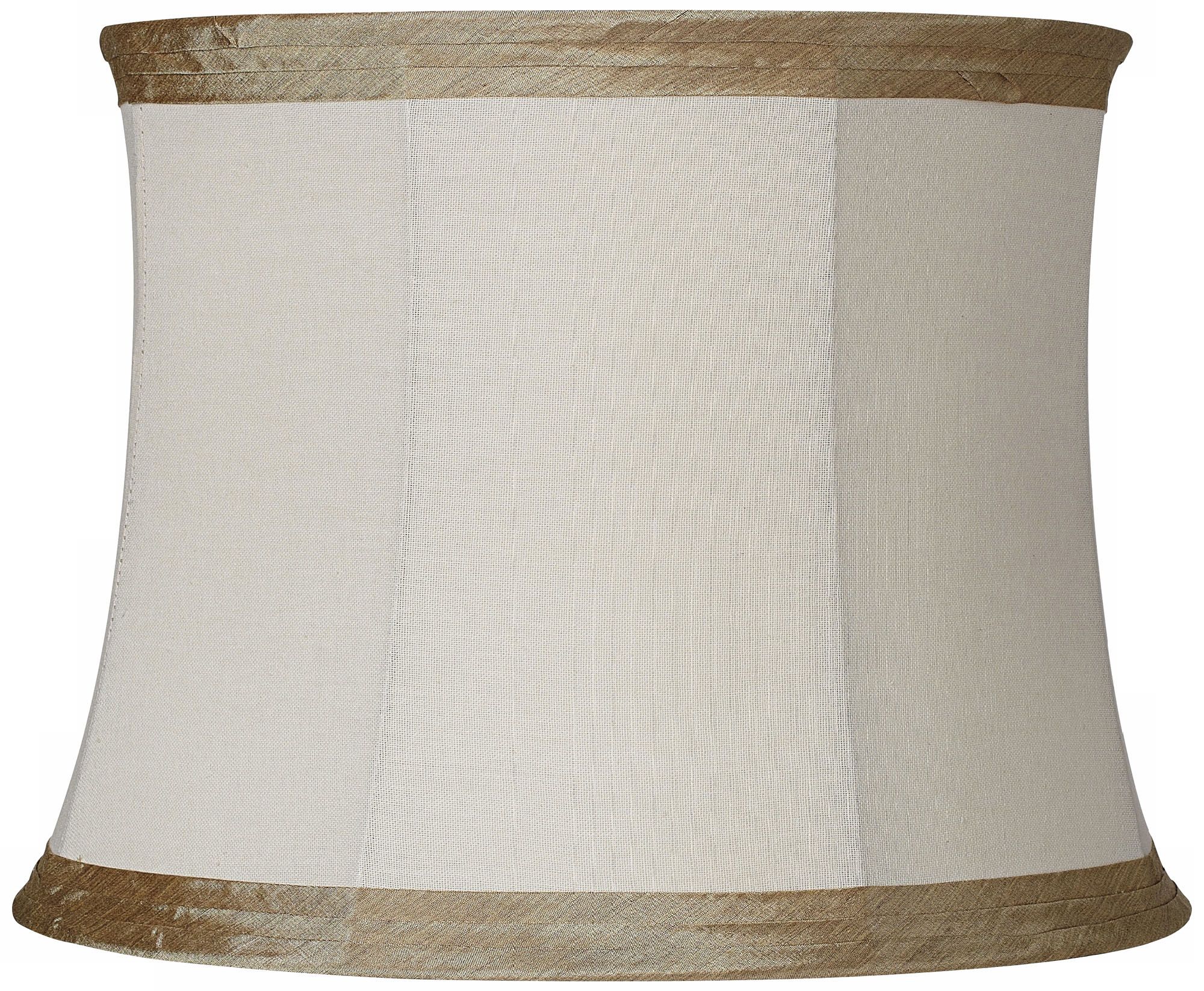 Ivory Linen with Taupe Trim 14x16x12 (Spider)