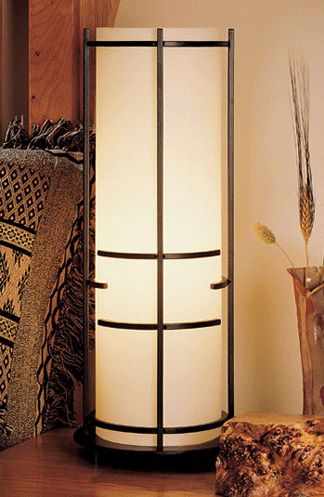 Hubbardton Forge Paralline Glass Tube Table Lamp