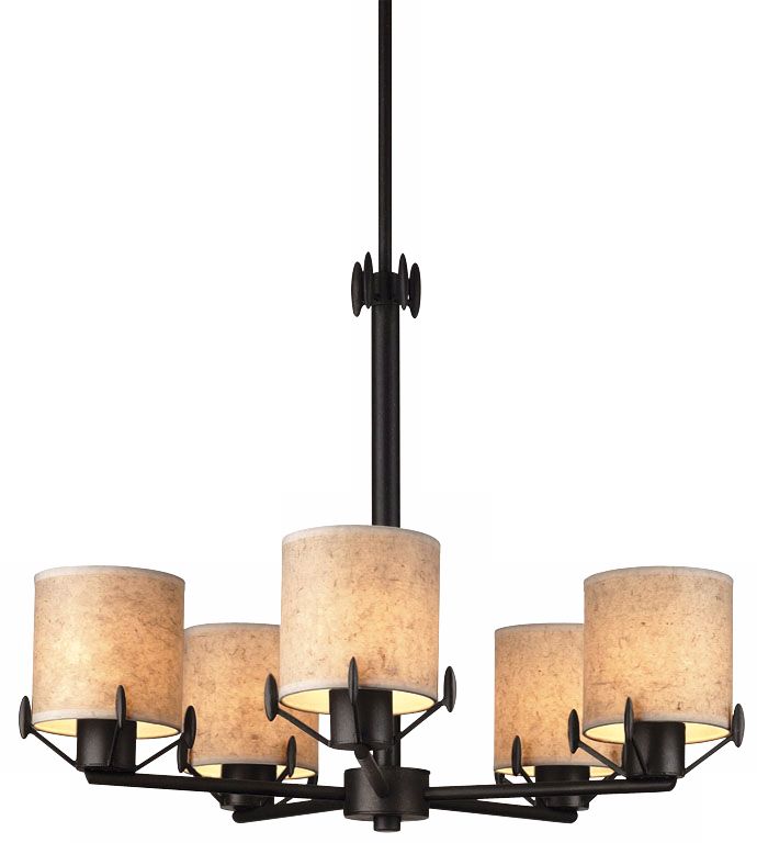 Forecast Five Light Bronze Luster Chandelier