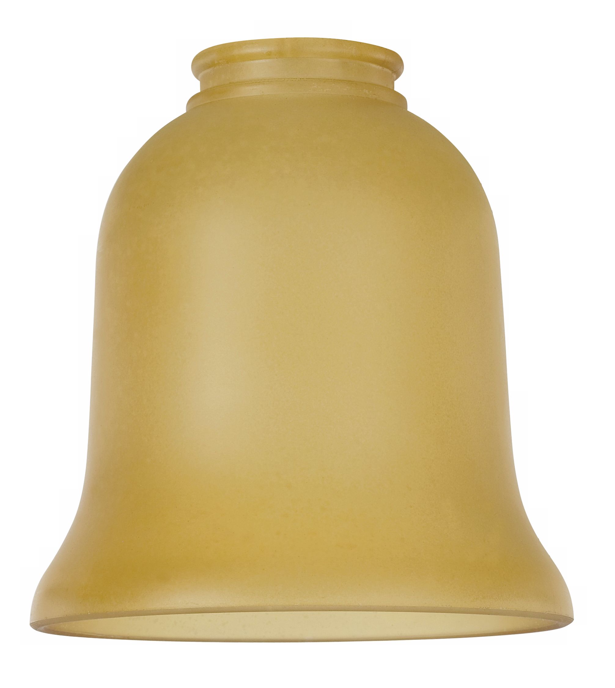 2 1/4" Fitter Set of Four Amber Side Glass Shades