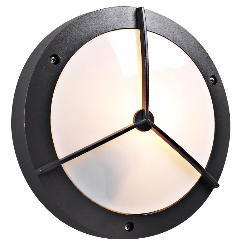 PLC Bronze 11" Wide Round Ceiling and Wall Outdoor Light