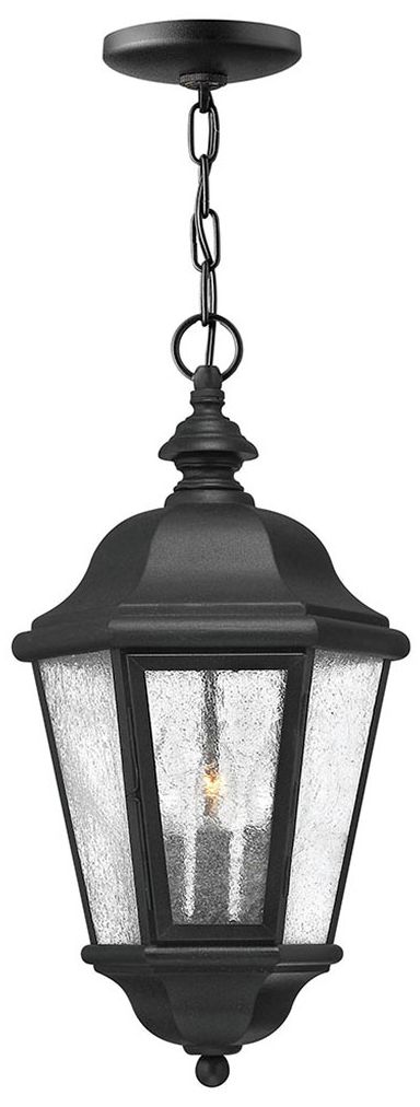 Hinkley Edgewater Black 18 1/2" High Hanging Light
