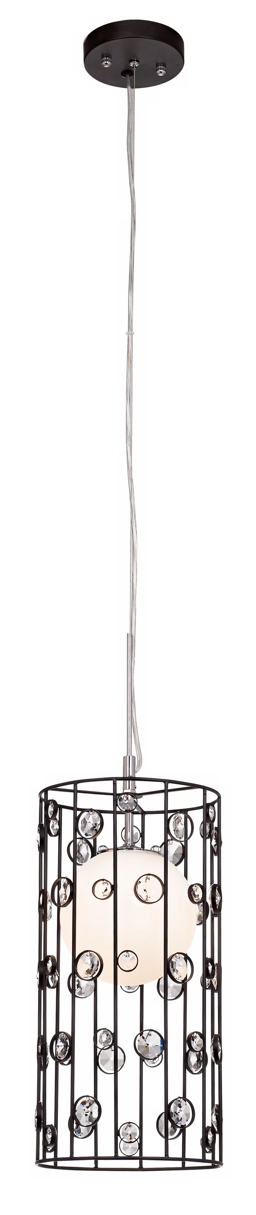 Ellipsis Collection 8" Wide Cylindrical Pendant Chandelier
