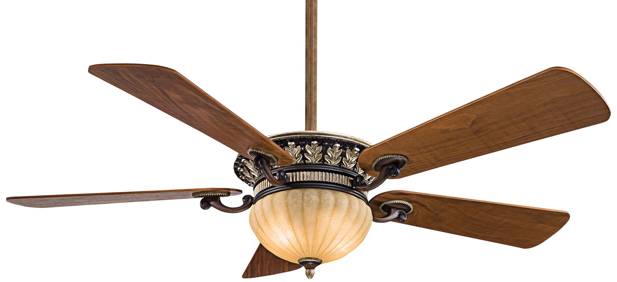 52" Minka Aire Volterra Belcaro Walnut Ceiling Fan