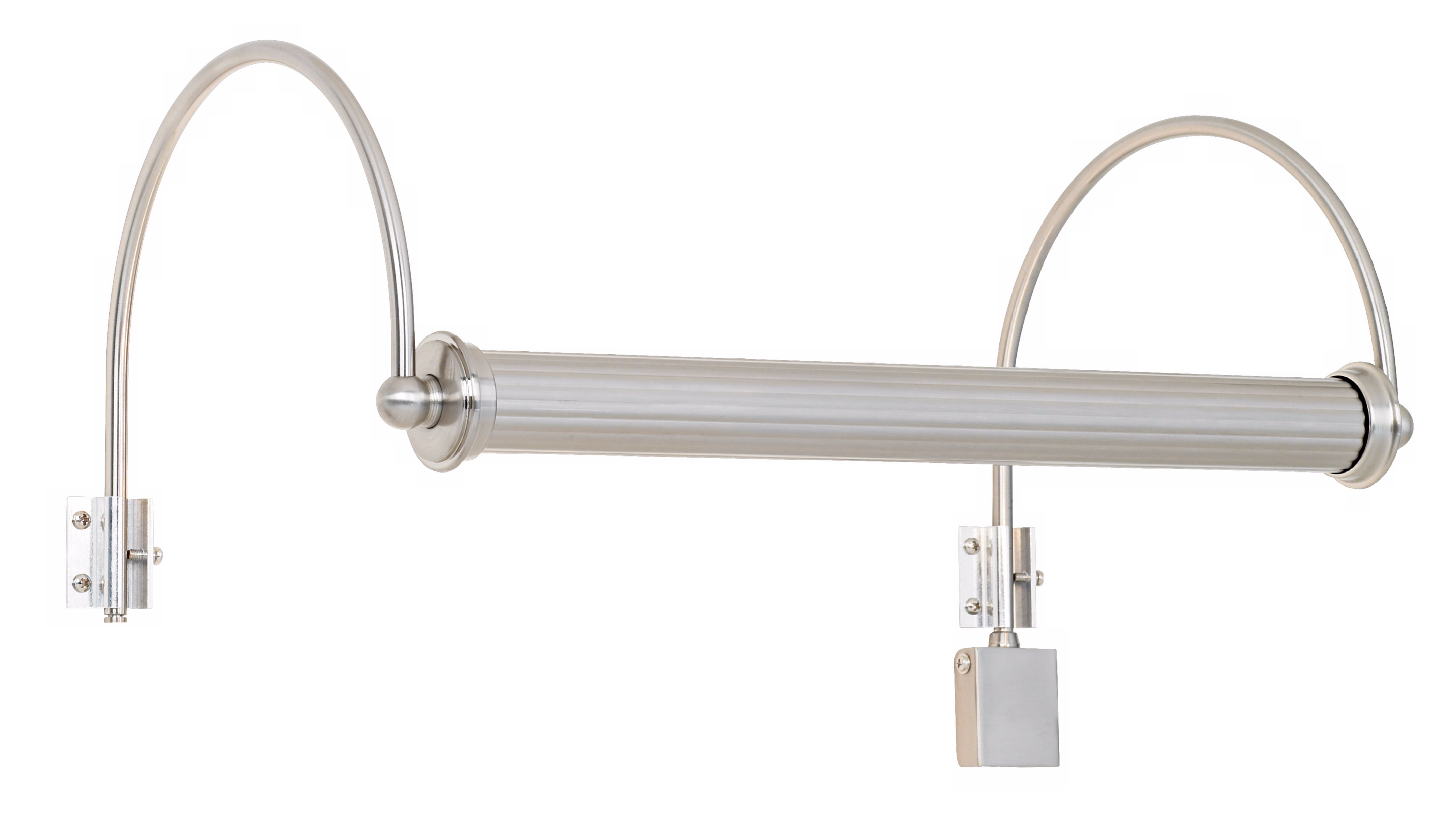 Traditional Satin Nickel 16 Wide Plug in Picture Light 98224