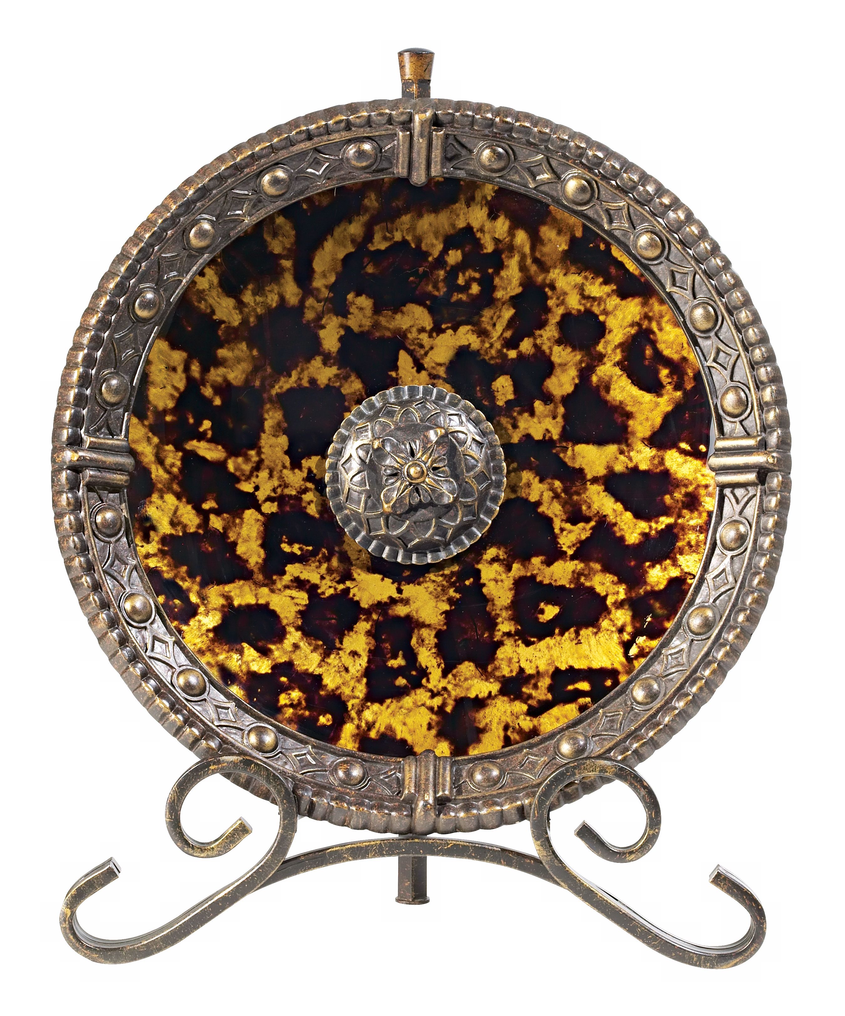 Dunham Bronze and Gold Decorative Charger Plate