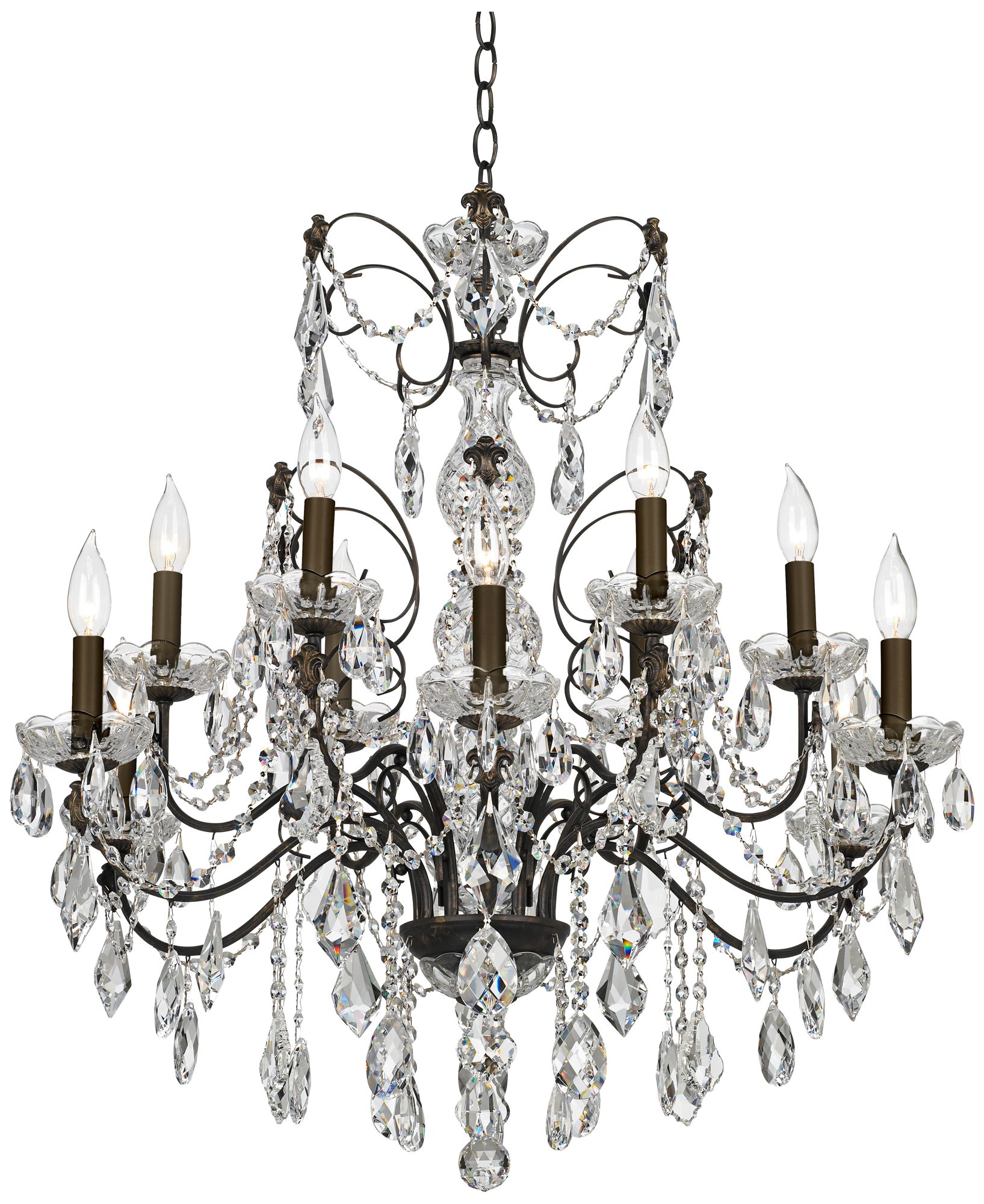 Schonbek Century Collection 30" Wide Crystal Chandelier