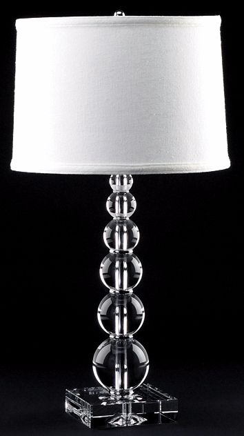 Lamp Works Estrella Orb Crystal Table Lamp