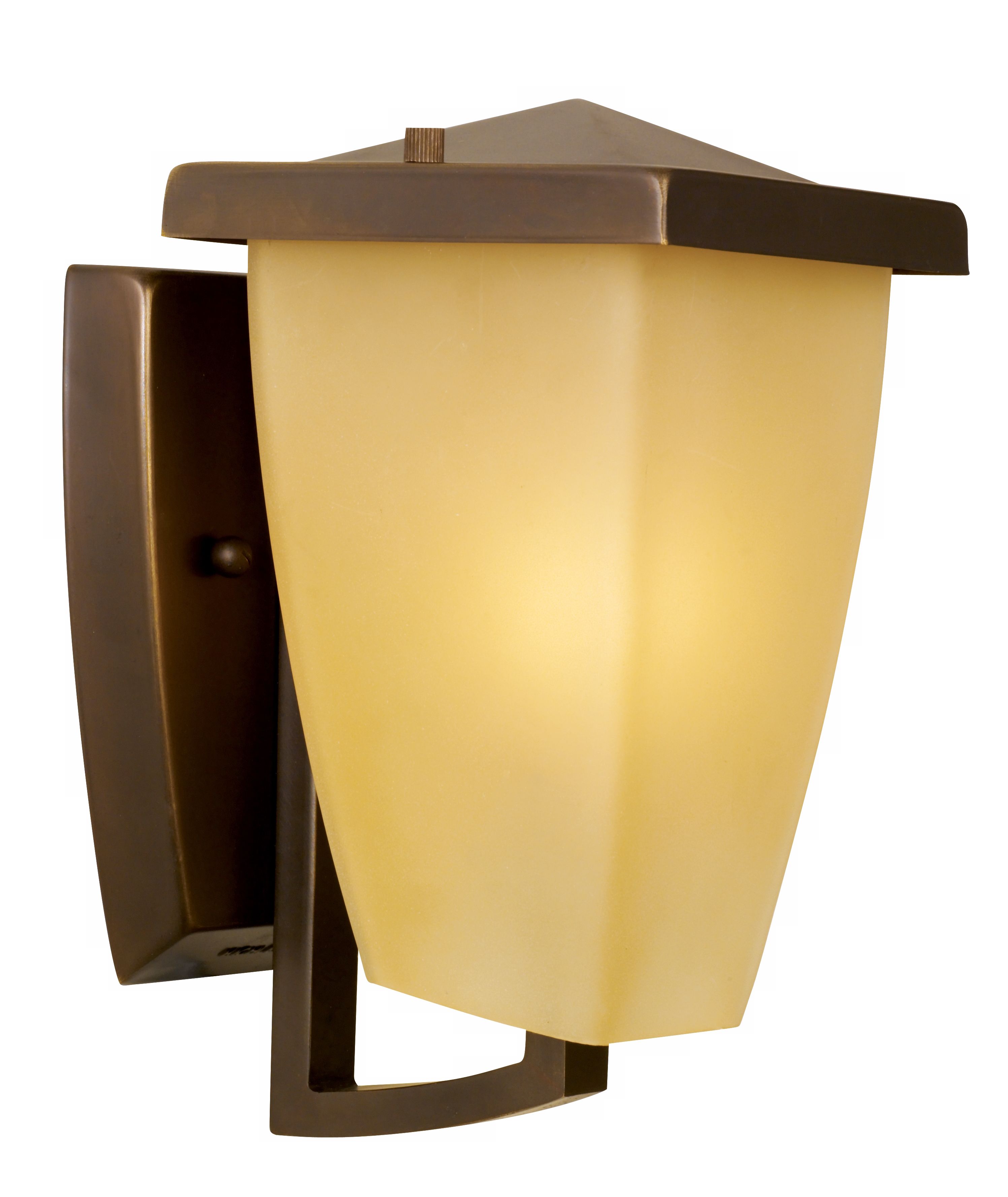 Kichler Etched Sunset Glass 8 1/2"  Bronze Outdoor  Light