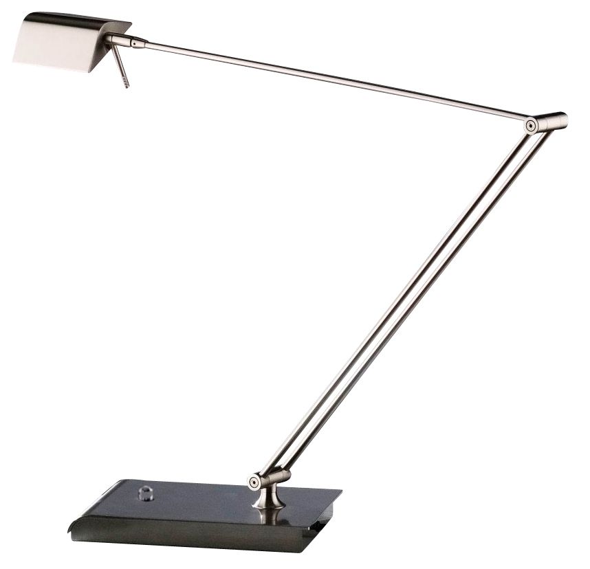 Holtkoetter Architect's Satin Nickel Table Lamp
