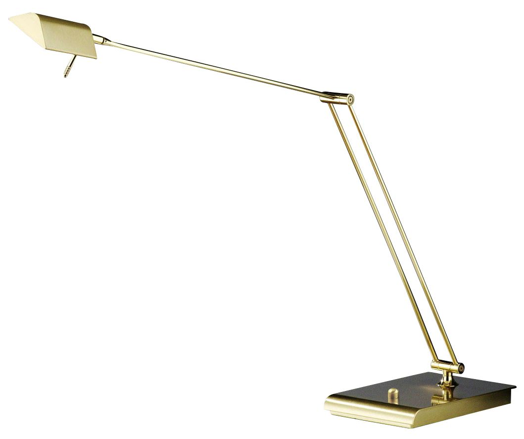 Holtkoetter Bernie Series Square Two-Tone Brass Table Lamp