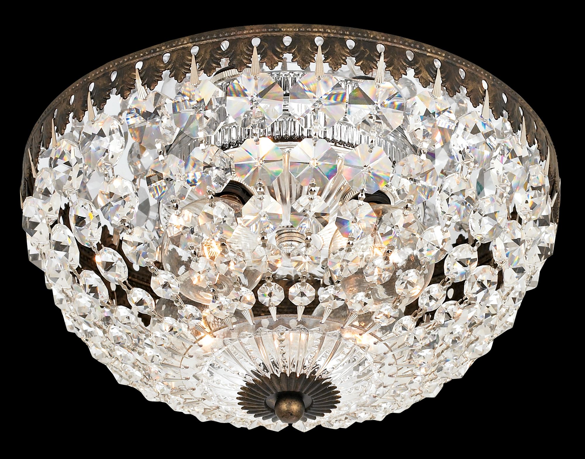 Empire Spectra Crystal 10" Wide Ceiling Light Fixture