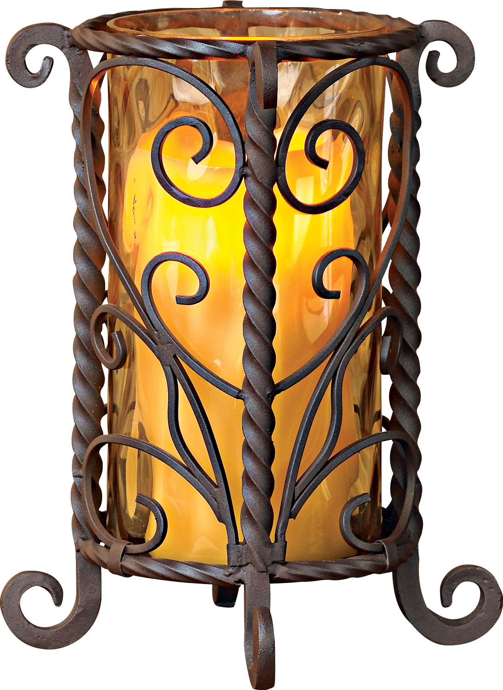 Casa Seville Hurricane Pillar Candle Holder