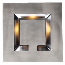 Satin Nickel Square 10" High ADA Wall Sconce