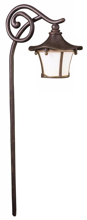 Kichler Cotswold Lantern Style Aged Bronze Path Light