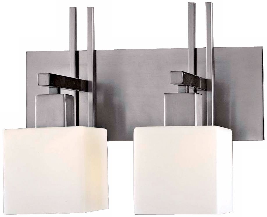 George Kovacs Torii Matte Nickel 16" Wide Bathroom Light