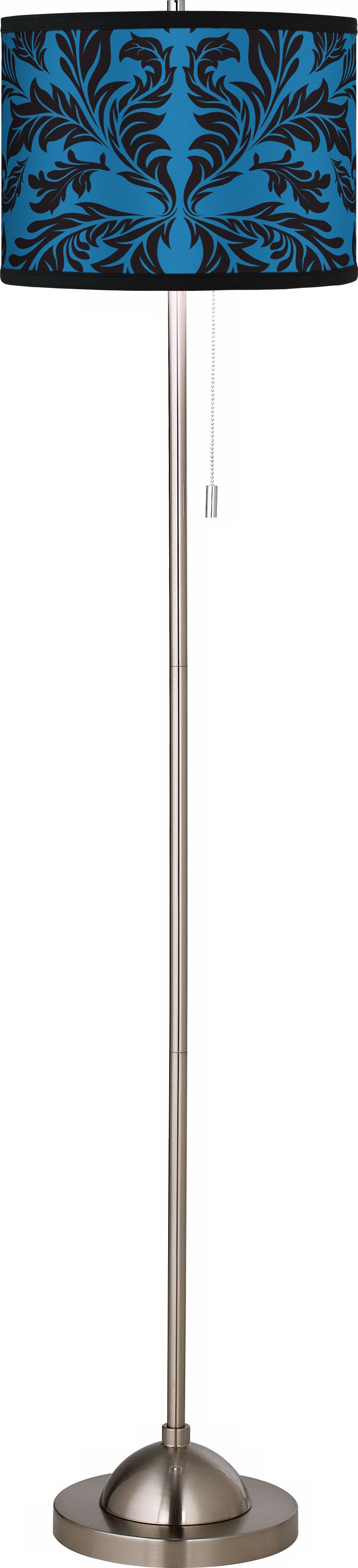 Midnight Baroque Giclee Floor Lamp