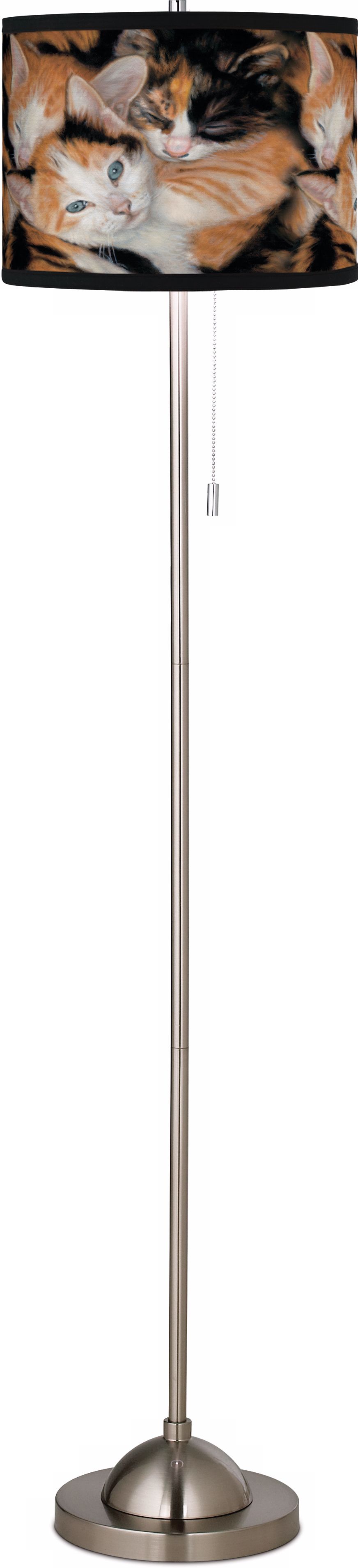 Sleeping Kittens Giclee Floor Lamp