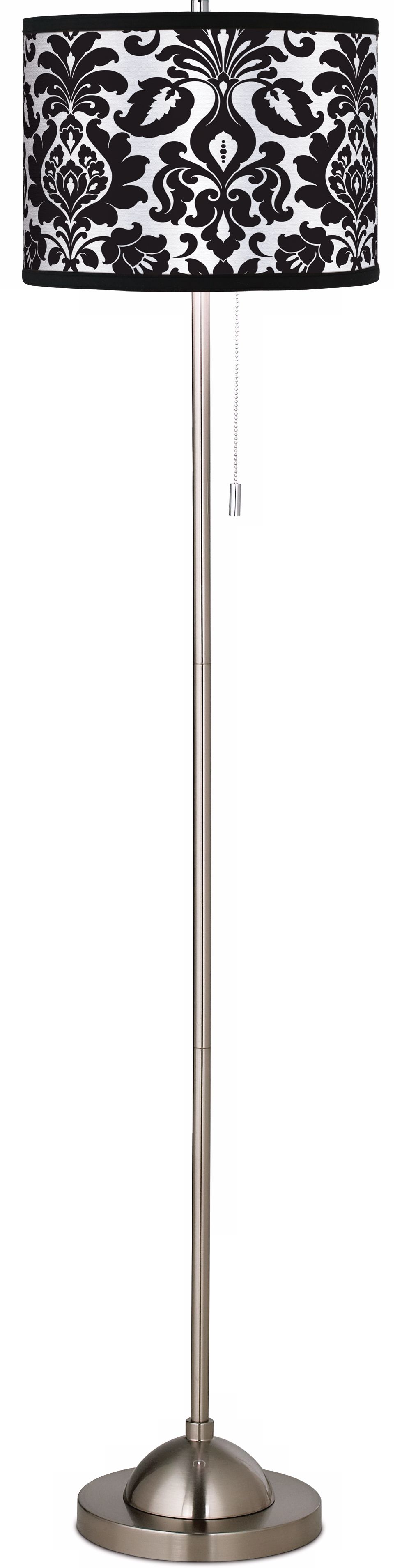 Stacy Garcia Metropolitan Giclee Brushed Steel Floor Lamp