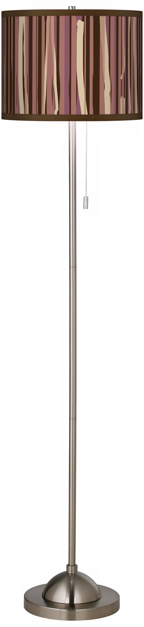 Kalahari Lines Giclee Shade Floor Lamp