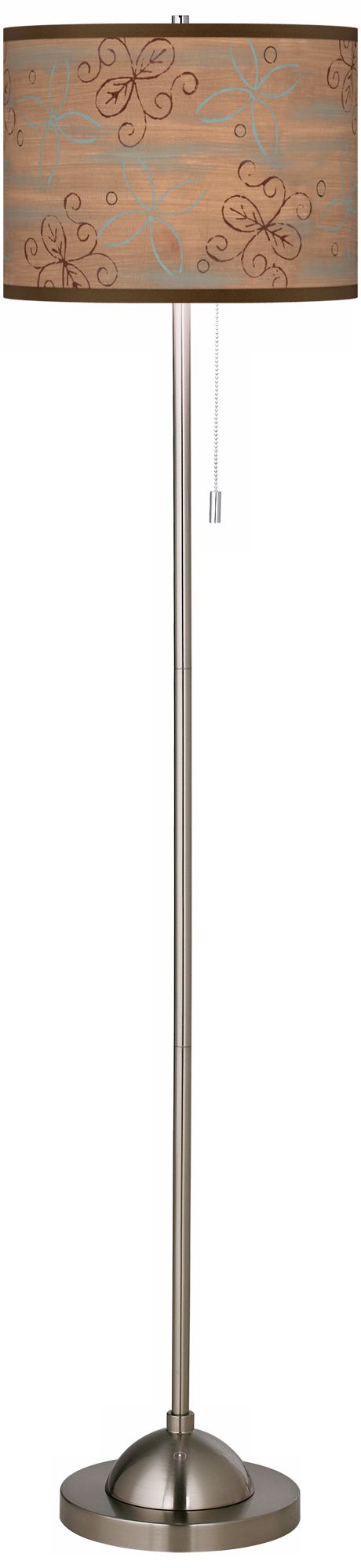 Cedar Lake Giclee Contemporary Floor Lamp