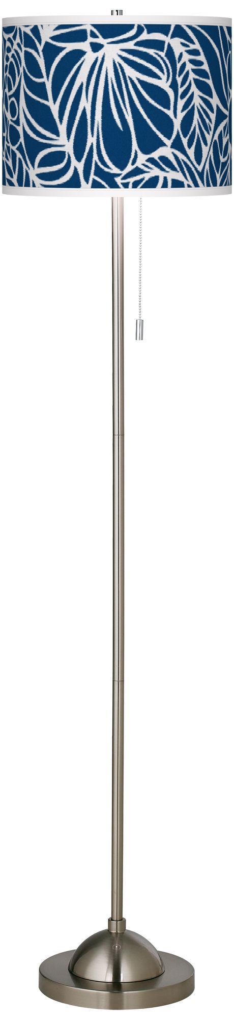 Jungle Rain Giclee Contemporary Floor Lamp