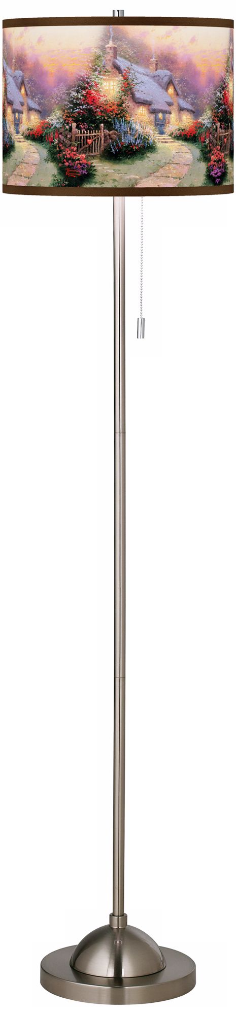 Thomas Kinkade Glory of Evening Giclee Shade Floor Lamp