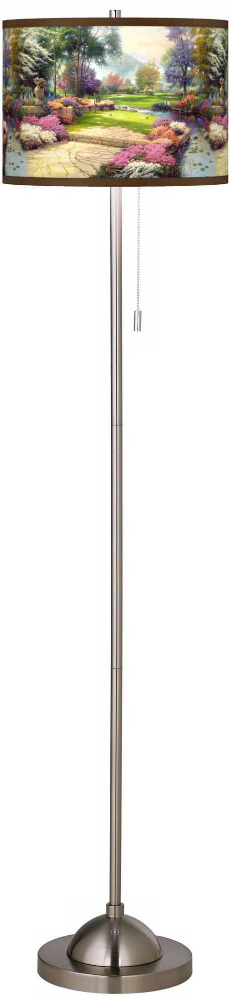 Thomas Kinkade Living Waters Golfer's Paradise Floor Lamp