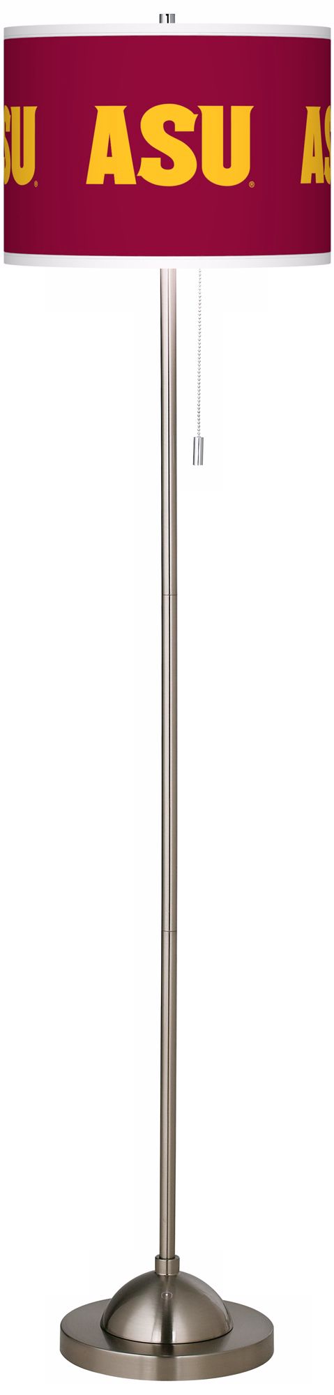 Arizona State University Brushed Nickel Floor Lamp