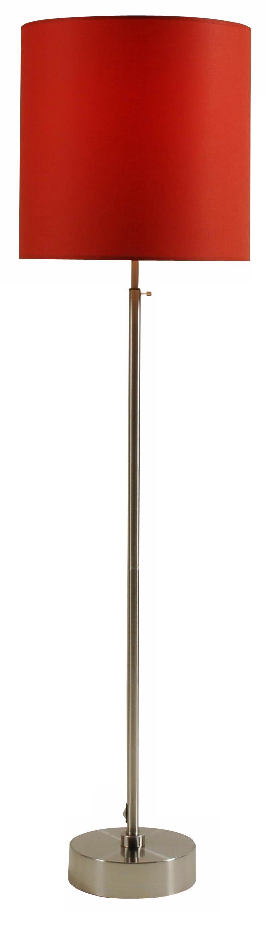 Lights Up! CanCan 2 Adjustable Burnish Chintz Floor Lamp