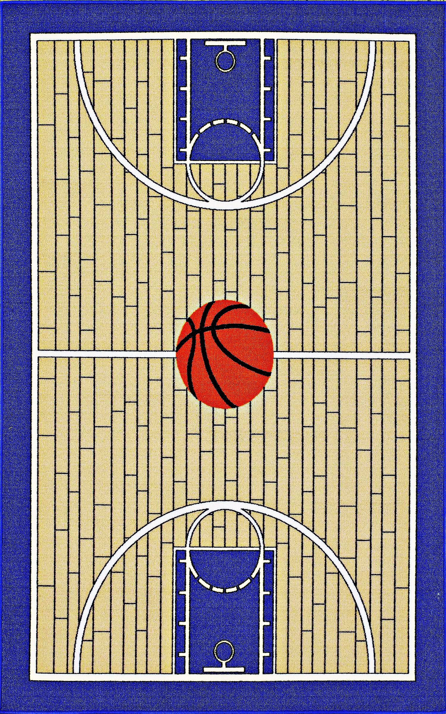 Basketball Court Area Rug