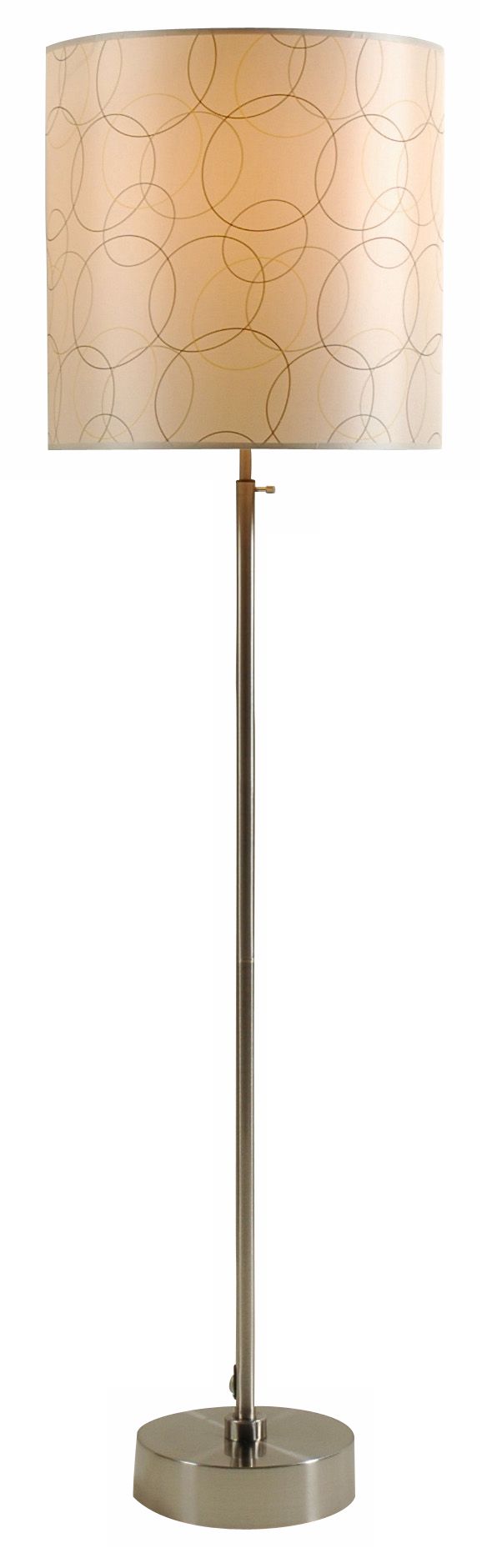 Lights Up! CanCan 2 Adjustable Circles Shade Floor Lamp