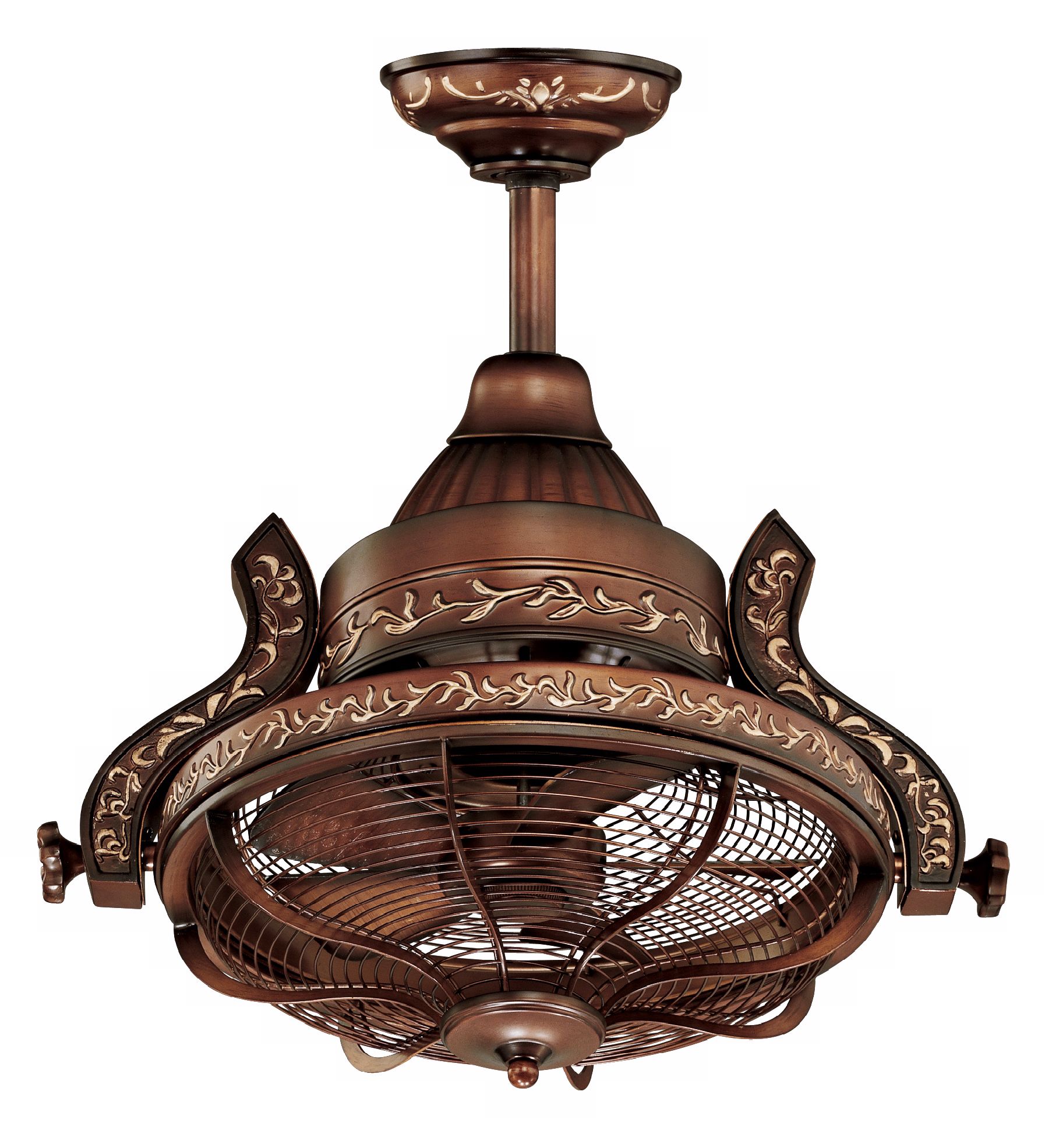 16" Casa Vieja Esquire Rotational Head Ceiling Fan