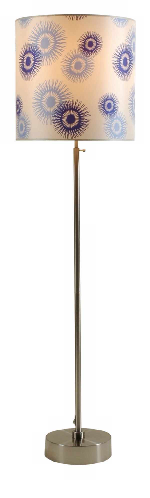 Lights Up! CanCan 2 Adjustable Blue Cornflower Floor Lamp