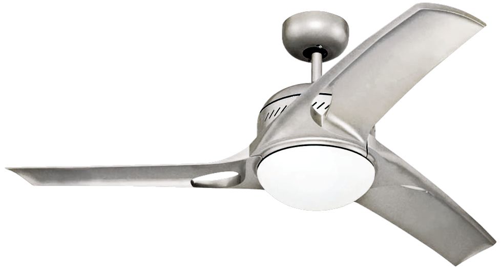 38" Monte Carlo Mach Two Titanium Finish Ceiling Fan