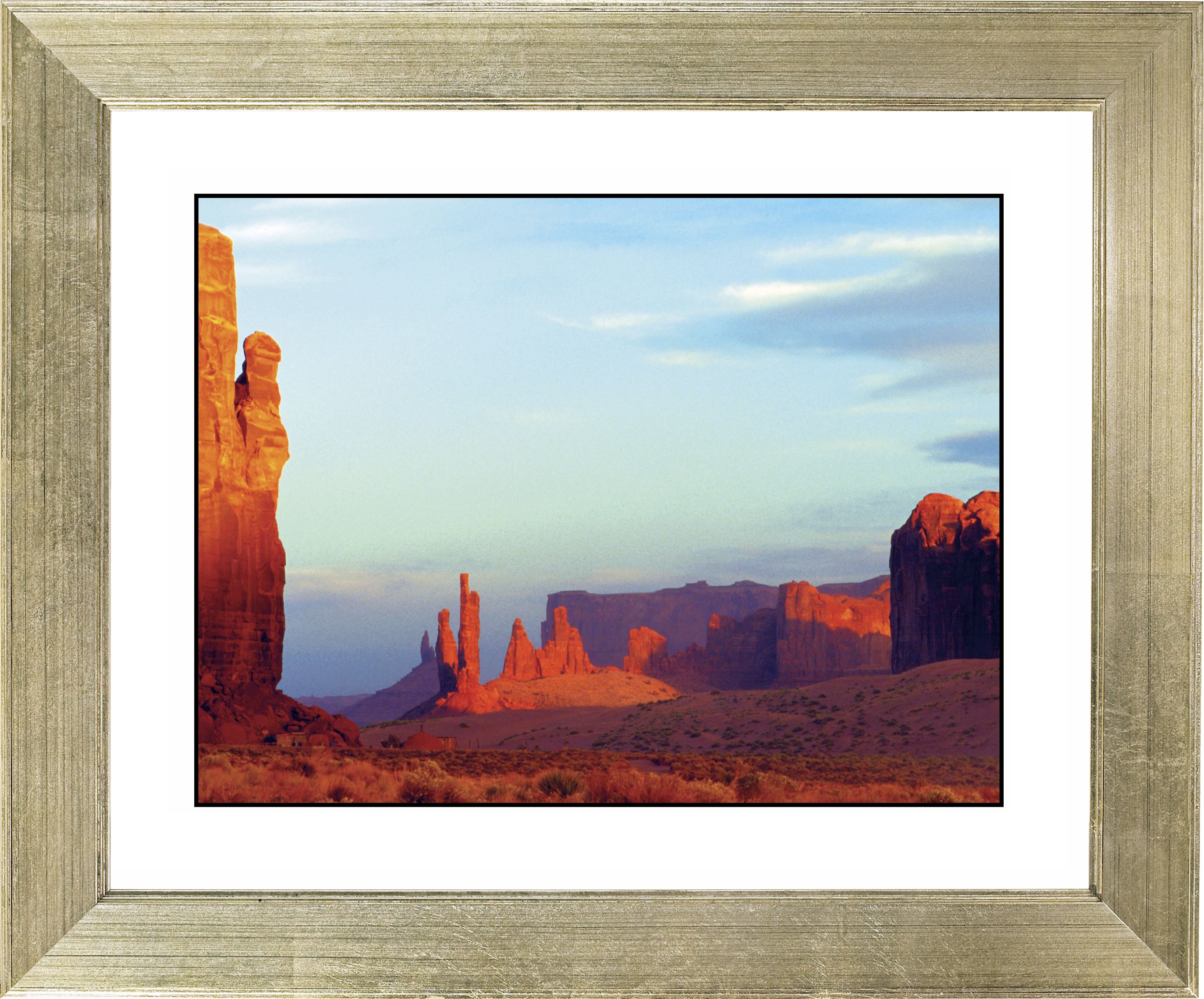 Red Mesa Silver Frame Giclee 24 Wide Wall Art F0058 17880