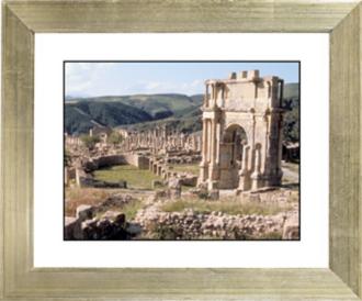 Stonework Abby Silver Frame Giclee 24 Wide Wall Art F0146 17880
