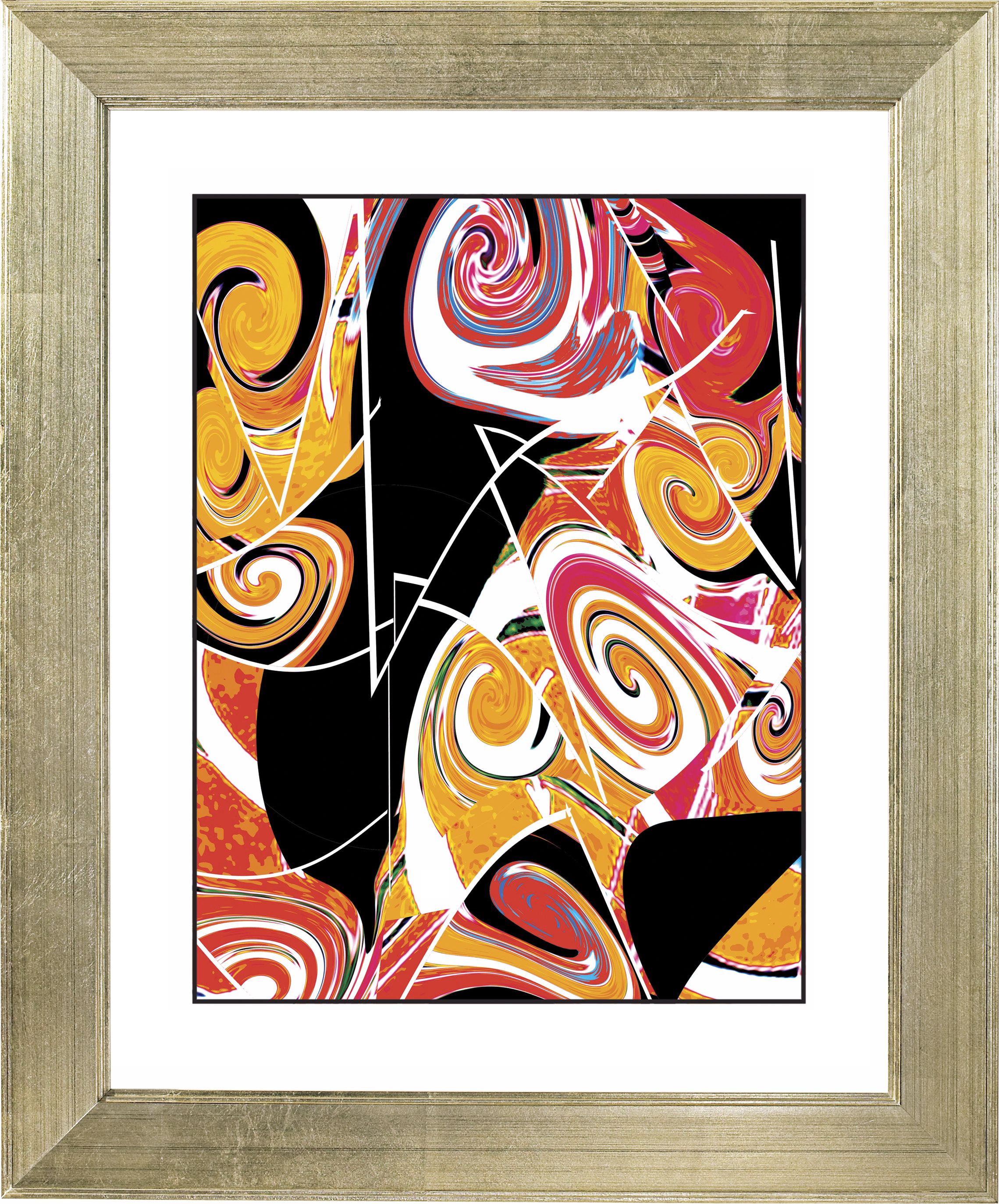 Dark Valentine Silver Frame Giclee Wall Art
