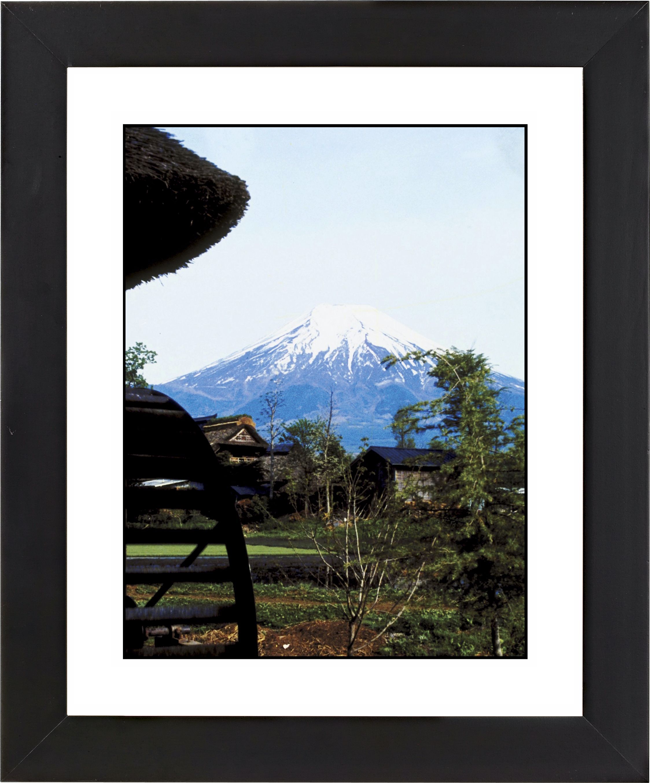 Mountain Peak Black Frame Giclee Wall Art