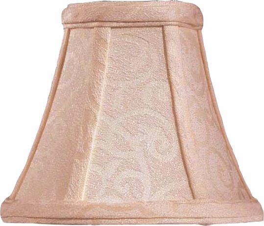 Floral Cream Lamp Shade 3x6x5 (Clip-On)