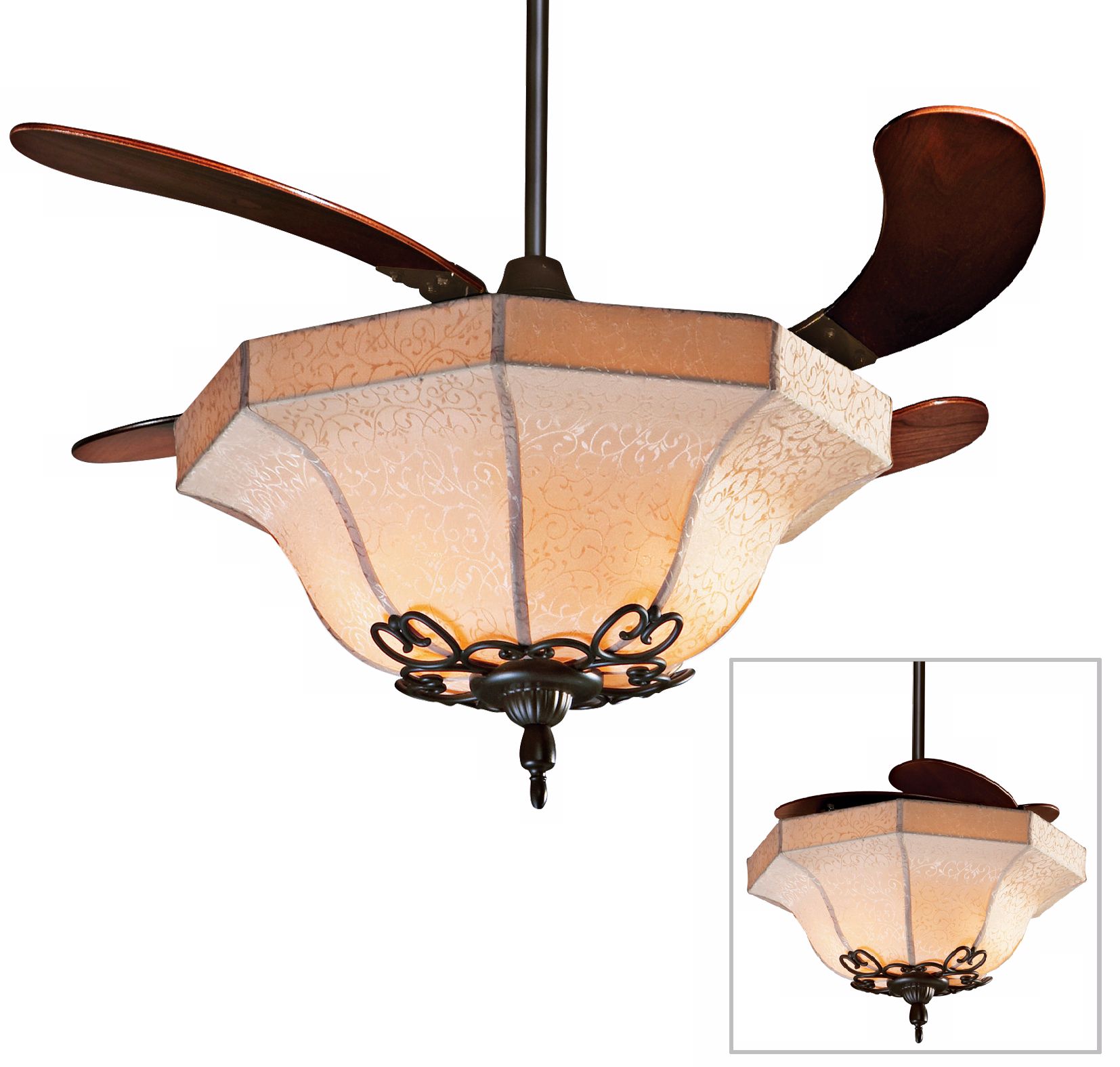 43" Fanimation Air Shadow  Oil Rubbed Bronze Ceiling Fan