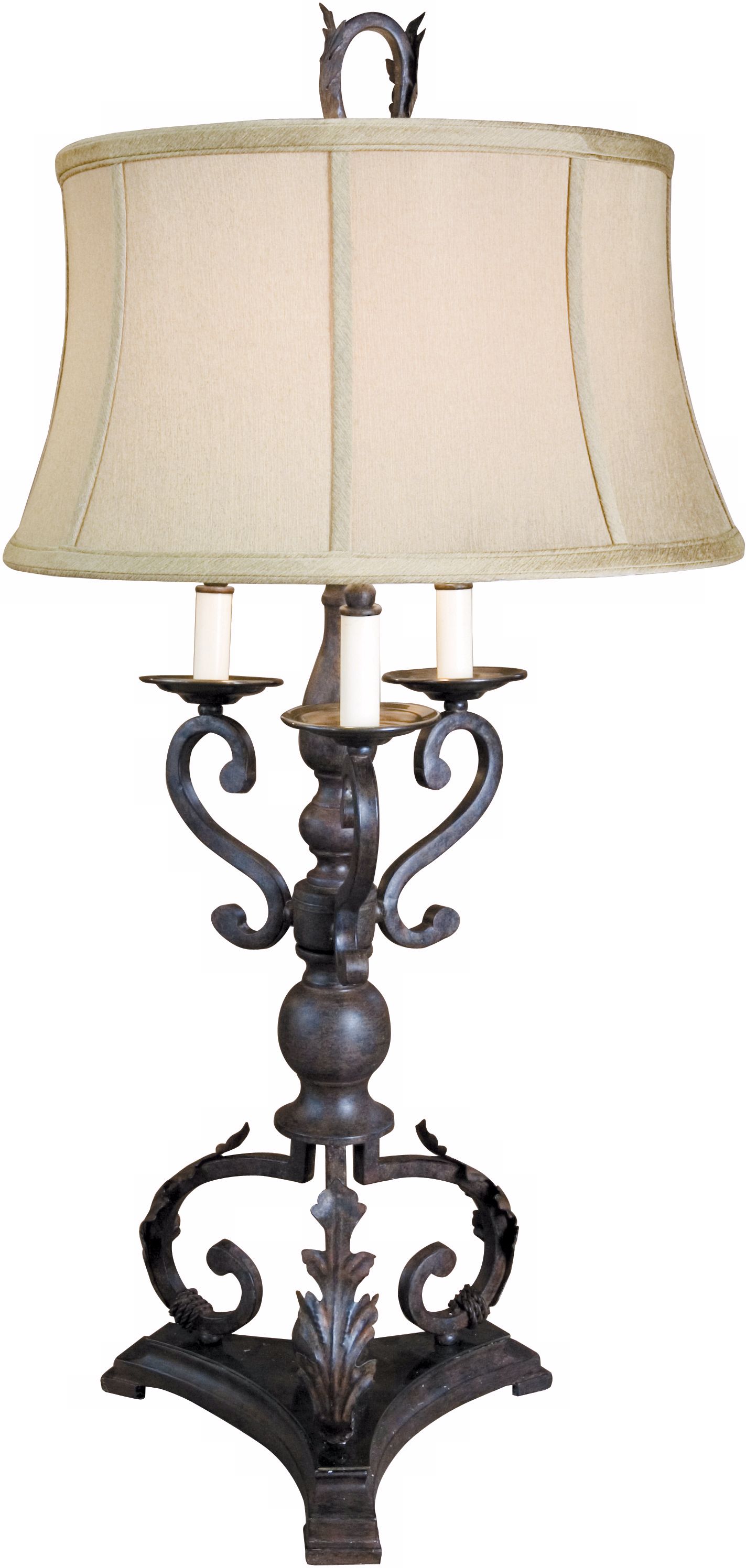 Uttermost Ornate Scroll Table Lamp