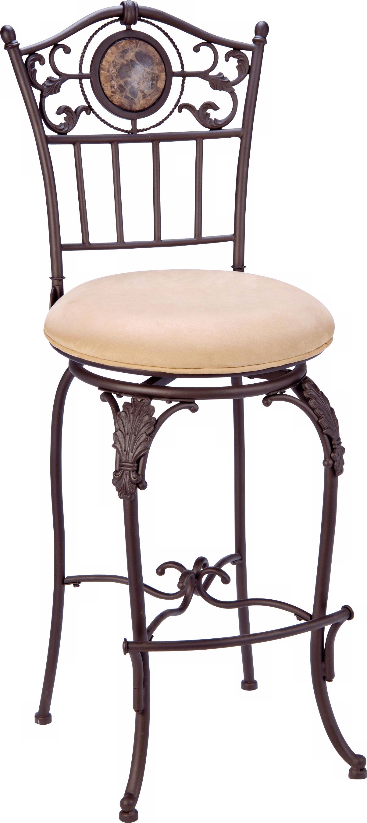 Hillsdale Monroe Old Steel 26" High Counter Stool