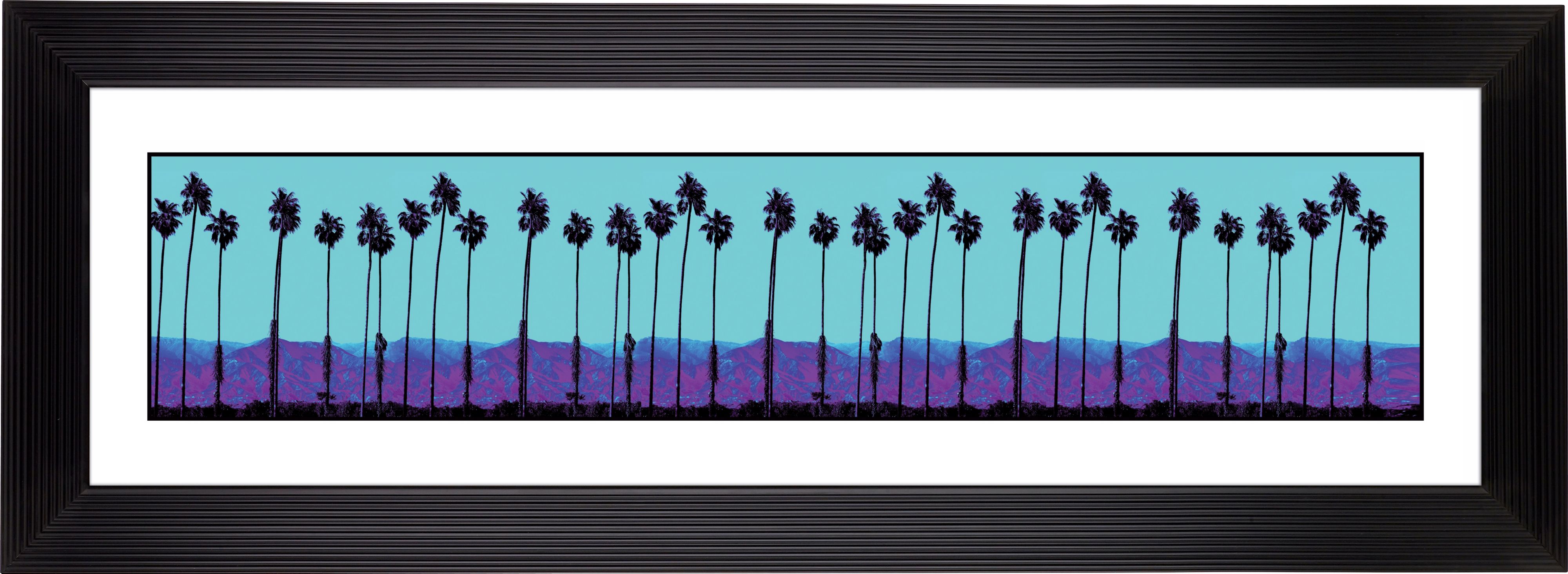 Giclee Palm Tree Haze Stepped Strip 52 18 Wide Wall Art F2044 80277