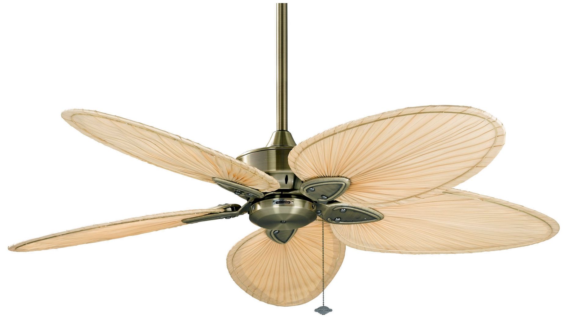 52" Fanimation Windpointe Antique Brass 5-Blade Ceiling Fan