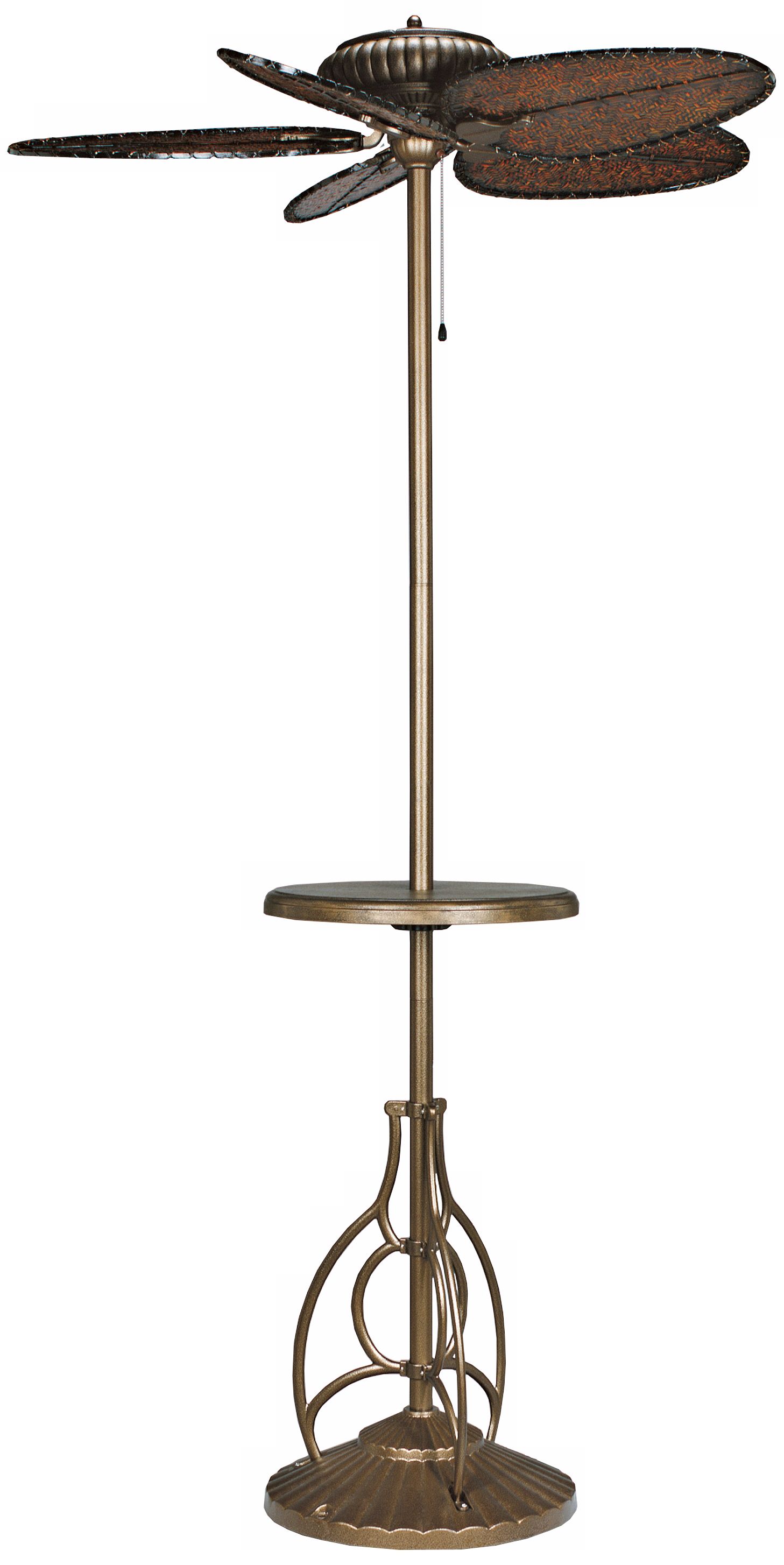 52" Fanimation Torrento Aged Bronze Wet Location Floor Fan