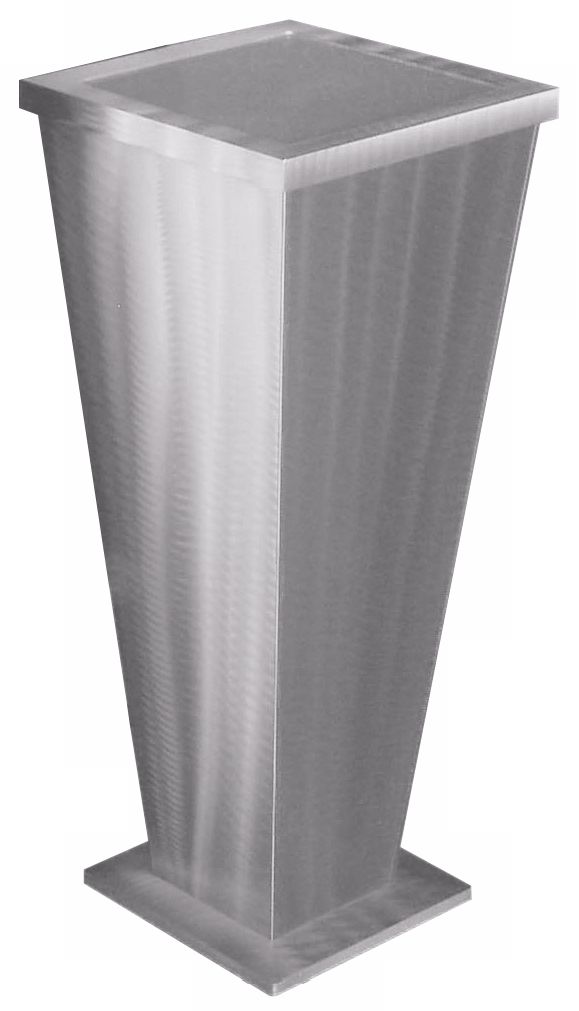 Luma Aluminum Lit 30" High Pedestal