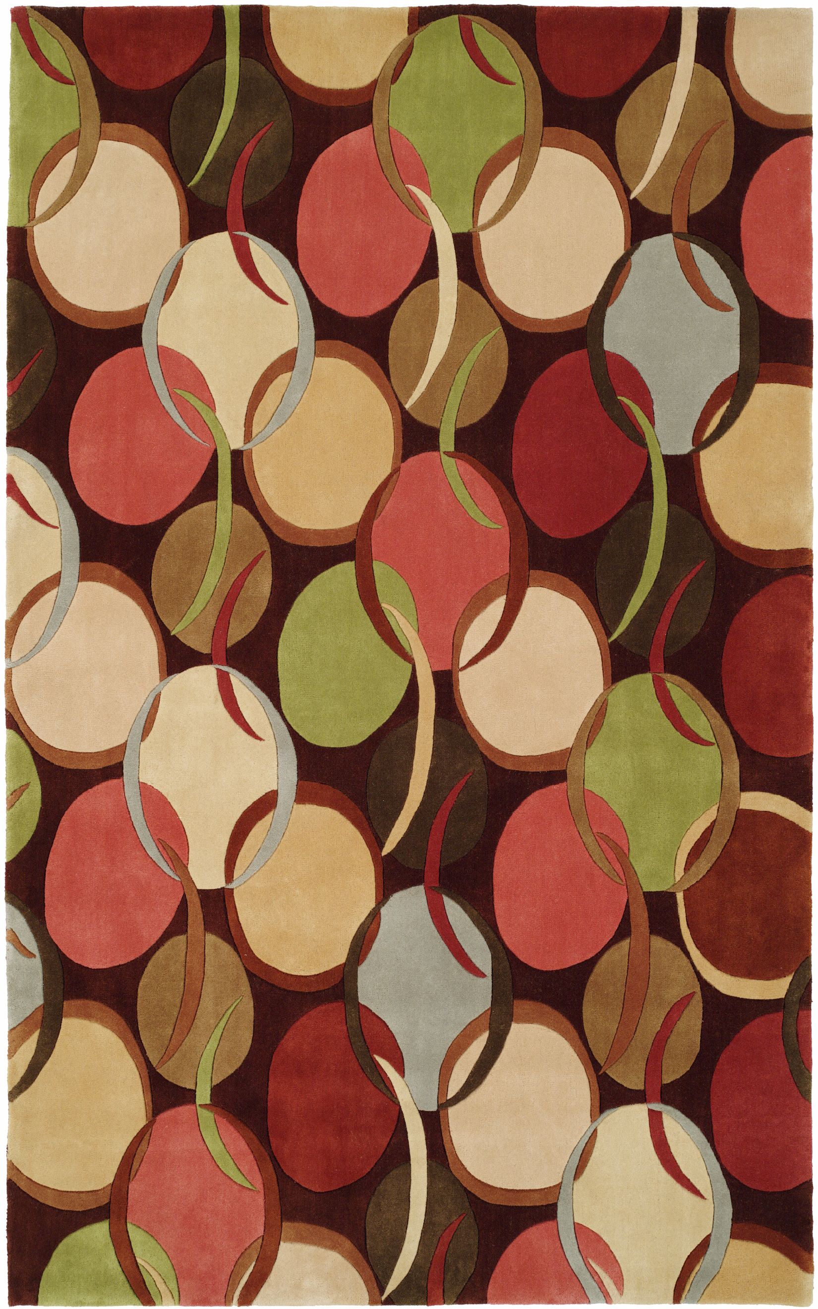 Beachfront Brown Area Rug