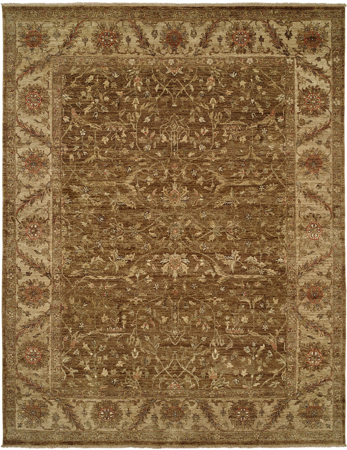 Resplendence Brown Area Rug