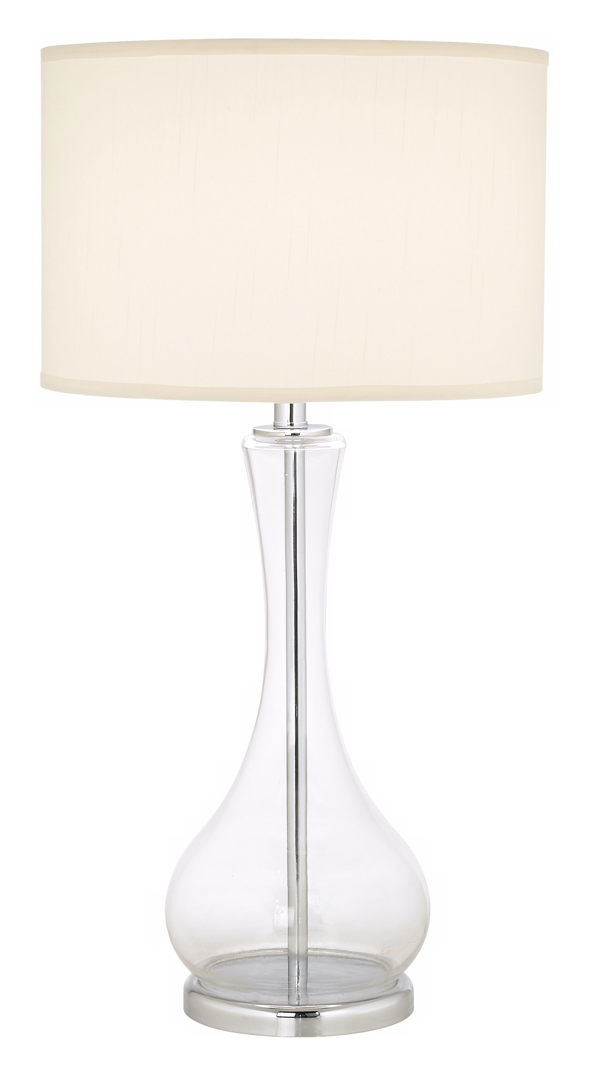 Clear Glass Table Lamp